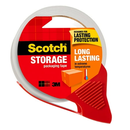 Scotch Storage Packaging Tape 1.88&#34;x38.2 yd Each: Clear Plastic Packing Tape for Moving &#38; Shipping Supplies