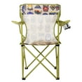 thumbnail image 5 of Ozark Trail Camp Chair, Green with Camping Patches, Adult, 5.07 Pounds, 5 of 5