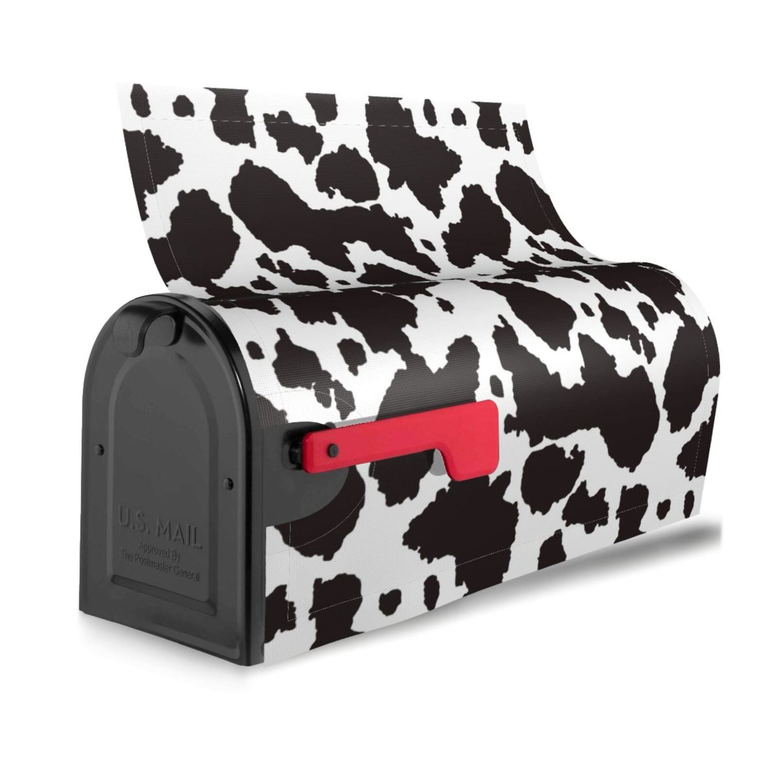 Picia Cow Skin 2 Magnetic Mailbox Cover Standard Size-21x18 in