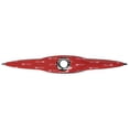 thumbnail image 3 of Krator Rear Trunk Latch/Key Hole Lock Accent Trim Compatible with 2009-2019 Harley-Davidson Trike Motorcycles - Chrome, 3 of 3