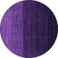 thumbnail image 1 of Ahgly Company Indoor Round Abstract Purple Contemporary Area Rugs, 8' Round, 1 of 4