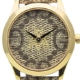 thumbnail image 2 of Pre-Owned Gucci G-Timeless Bee 126.4 SS Gold Beige Brown GG Supreme Watch for Women and Men, 2 of 21