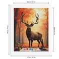 thumbnail image 2 of Paint By Numbers Kit for Adults Beginner - Deer Autumn Forest Painting Scene DIY Canvas Painting Kits for Adults, Frameless Paint By Number for Adults for Home Wall Decor 16x20 Inch, 2 of 7