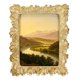 thumbnail image 1 of Marco de Foto Vintage Uxcell 6" x 8" Texturizado con Hojas de Palma para el Hogar Oro, 1 of 7