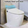 thumbnail image 6 of One-Piece Tankless Smart Toilet with Heated Seat, Automatic Flush, Foot Sensor, Knob Control | Built-in night light, battery backup flushing, soft-close cover, easy-clean ceramic glaze, 6 of 8