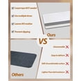 thumbnail image 3 of Stair Treads for Wooden Steps, Black Grey Striped Peel and Stick Stair Treads with Reusable Adhesive, Modern Farmhouse Stripes Non Slip Indoor Stairs Runner Rugs Mats for Elders Dogs 8"x30" 7PCS, 3 of 7