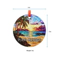 thumbnail image 5 of Playa Mujeres Christmas Ornament, Ceramic, Acrylic - Travel Souvenir, Tree Hanging, Vacation Keepsake 2025, Gift for Adventurers, Collector’s Piece, Holiday Tree Decoration, 5 of 5