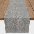 thumbnail image 2 of Creative Products Dense Leaves Gray 4 16 x 72 Poly Twill Table Runner, 2 of 3