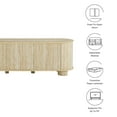 thumbnail image 2 of Overture TV Stand in Travertine, 2 of 9