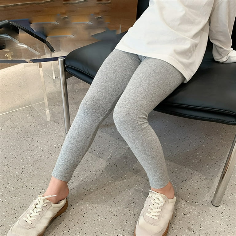 Girls’ Thermal Cotton Leggings with Jewels