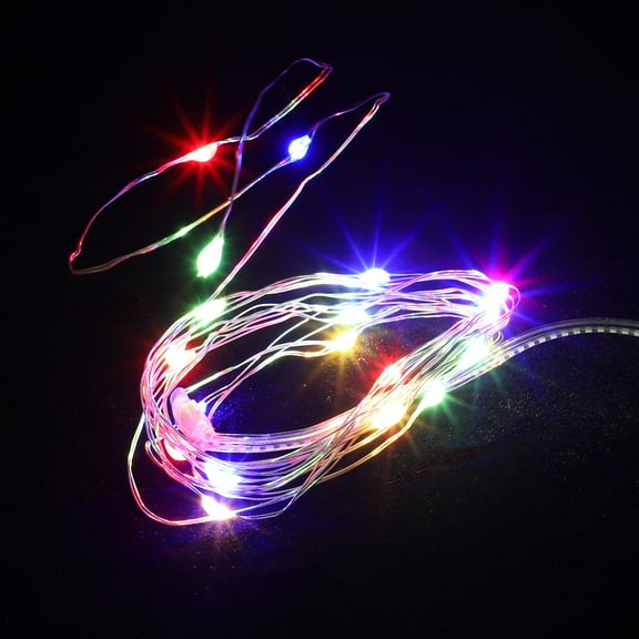 Hytrove Multi Colored Usb Rope Light 3V Input 3lm Luminous Flux Festive Warm Atmosphere 1Set