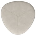 thumbnail image 6 of Simpli Home Moore 18 inch Wide Contemporary Irregular Small Ottoman in Natural Linen Look Fabric, Fully Assembled, 6 of 10