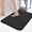 Black, variant on Shinnwa Bathroom Rugs Memory foam Bath Mats Super Soft Non Slip Machine Washable Bath Rugs,20"x30",Green