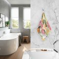 thumbnail image 2 of Yayeee 2 Pack Hand Towels for Bathroom 100% Cotton 16" x 28" Soft Absorbent Kitchen Towel, Citrus Leaves, 2 of 7