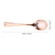 thumbnail image 2 of 24pcs Mini cucharas plásticas cucharas torta de cucharas desechables Postre cucharas de helados de oro rosa Casa Comprar partido Homemaxs HaoMX5846808, 2 of 6