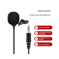 thumbnail image 3 of Omnidirectional Microphone 3.5mm Lavalier Tie Clip Microphones Mini Audio Mic for Camera Computer Laptop Phone, 3 of 8