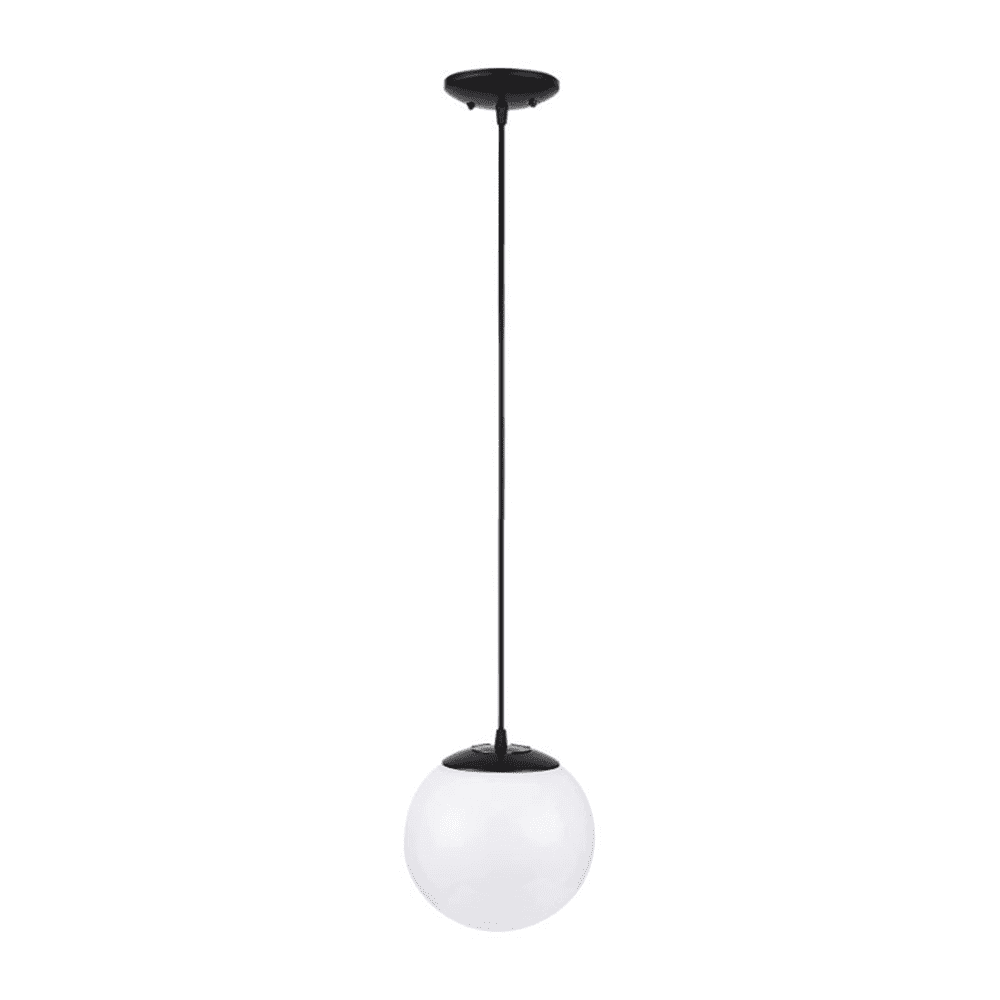 Luminance Globe Pendant Lighting for Kitchen Island and Foyer Black and