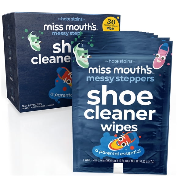 Limpiador de Zapatos Miss Mouth's Messy Steppers 30 Toallitas