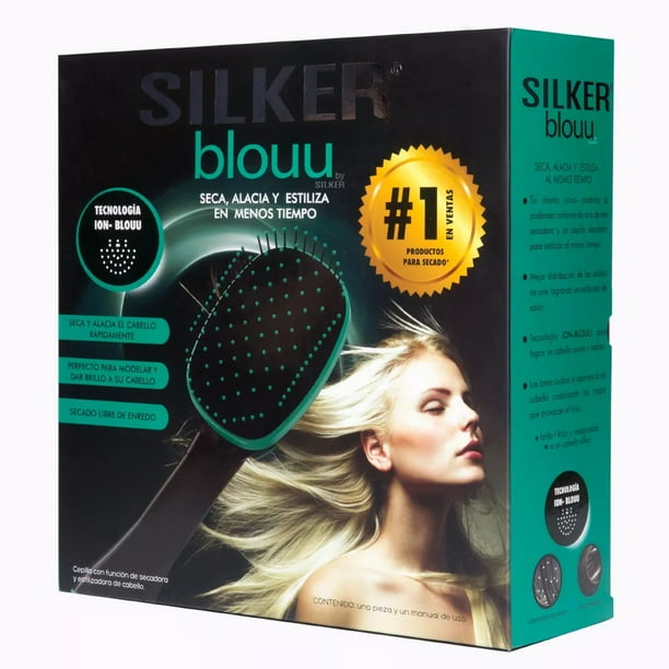 Cepillo eléctrico para cabello Silker Silker Blouu Walmart en línea