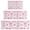Pioneer Flower Floral-2, variant on Pioneer Flower Floral Print Pattern Kitchen Rugs Sets Of 3,Kitchen Runner Rugs Non Skid Washable,Decorative Kitchen Floor Mats for Kitchen,Sink,Laundry,17X30 Inch 17X47 Inch 17X59 Inch