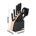 thumbnail image 3 of 9-Piece Kitchen Knife Set Stainless Steel Kitchenware Combination Gift Set Includes Chef Knife Paring Knife Scissors Sharp Blades 2138G Weight, 3 of 9