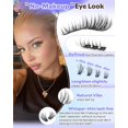 thumbnail image 2 of Kit de racimos de pestañas Goddvenus Wispy Lash Natural 10-16 mm, 2 of 7