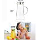 thumbnail image 3 of Jarra de vidrio de 1,5 litros con tapa Jarra para té helado Jarra para agua Jarra para agua fría y caliente Té helado Vino Café Leche y jugo Jarra para bebidas Jarra para agua, 3 of 5