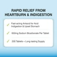 thumbnail image 5 of Puregen Labs Sodium Bicarbonate Tablets 650mg (10 Grains) - 200 Count | USP Grade Baking Soda Supplement, Natural Relief of Acid Indigestion, Heartburn, Sour Stomach & Upset Stomach - 2PK, 5 of 6