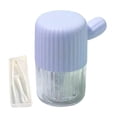 thumbnail image 1 of Visland Contact Lens Washer with Tweezer Drawstring Energy Saving Contact Lens Cleaning Case Box Mini Contact Lens Manual Spin Cleaner Travel Use, 1 of 10