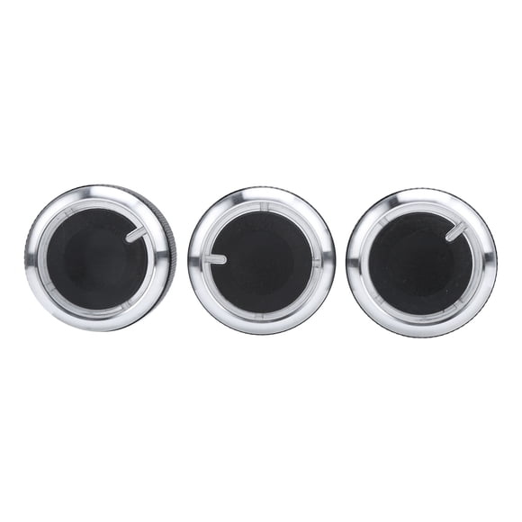 Perilla de aire acondicionado, 3 piezas Perilla de control de temperatura del aire acondicionado del automóvil Perilla de control de clima diseñada para la perfección