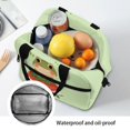 thumbnail image 4 of Yuyamidu Frog Lunch Box for Girls 6-8 Strawberry Insulated Lunch Bag for Kids 2nd Grade/3rd Grade Adorable Cooler Bag Easy to Clean Lunch Tote Bag Student Lunch Food Container, Green, 4 of 7