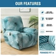 thumbnail image 3 of Recliner Slipcovers -Pieces Lazyboy Recliner Covers Recliner Couch Covers Recliner Chair Cover Non Slip Reclining Slipcovers with Storage Pockets Furniture Protector for Living Room, 3 of 8