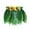 A-Yellow402, variant on XIAONU Women's Hula Skirt Flower Trimmed Leafy Layered Skirt Wearable Tropical Luau Party Skirt