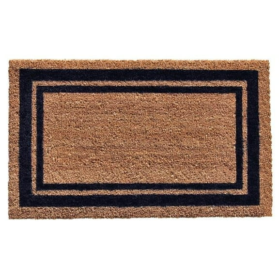 Calloway Mills Dark Blue Border Outdoor Doormat 18" x 30"