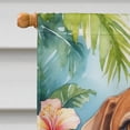 thumbnail image 3 of American Foxhound Luau House Flag 28 in x 40 in, 3 of 5