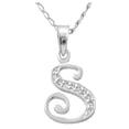 thumbnail image 1 of Collar Gargantilla Horoz Letra S Plata 925 45cm, 1 of 5