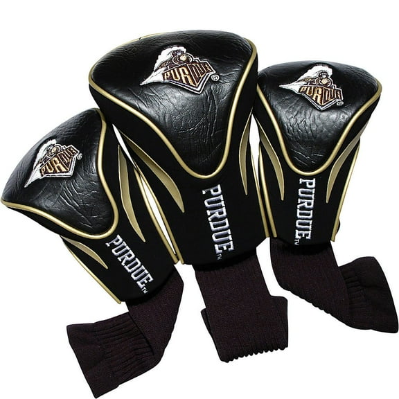Team Golf NCAA PURDUE Contour Golf Club Headcovers (3 Count)