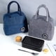 thumbnail image 2 of Bolsa de almuerzo térmicamente aislada Bolsa portátil de aislamiento térmico Caja de almuerzo bento reutilizable Organizador de almuerzo a prueba de fugas Bolsa de transporte de comida para preparar, 2 of 7