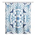 thumbnail image 2 of Creative Products Blue Medallion 71x74 Shower Curtain, 2 of 2