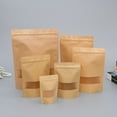 thumbnail image 6 of Raindrops  50 Pcs Reusable Waterproof Kraft Paper Bags for Snacks, 6 of 8