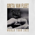 thumbnail image 3 of Greta Van Fleet Unisex T-Shirt: World Tour Butterfly (XX-Large), 3 of 4