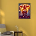 thumbnail image 2 of (sz5411) Resina Diamante Serie Animal Vaca Brillante Con Diamantes 30*40CM, 2 of 9