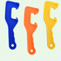 3-Pack Bucket Can Opener Tool, 5-Gallon Paint Can Opener, Durable Plastic Lid Opener, 3 Colors