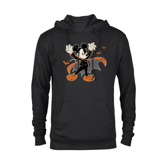 Disney Mickey Mouse Spooky Dracula Costume Halloween - Pullover Hoodie for Adults - Customized-Black
