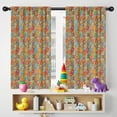 thumbnail image 5 of Pioneer Flower Floral Print Pattern Teens Curtains,Teens Insulated Curtains Set Of 2,Bedroom Essentials,Toddler Room Decor 42"x54", 5 of 5