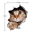 thumbnail image 5 of 3 pegatinas de pared 3D para gatos, autoadhesivas, pegatinas de pared para niños/arte de vinilo extraíble M, 5 of 5