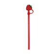 thumbnail image 1 of Straw Plugwithout straw- Silicone Drinking Straw PlugCartoon Dust Roof Plug,Red, 1 of 5
