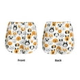 thumbnail image 5 of Vsdgher Dog Faces Print Women's Running Double Layer Shorts High Waisted with Pockets Elastic Yoga Workout Athletic Gym Sports, 5 of 8