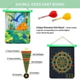 thumbnail image 4 of Tablero de dardos magnético, juego de tablero de dardos seguro de doble cara con 4 dardos magnéticos y 4 bolas adhesivas, juego de tablero de dardos magnético para interiores y exteriores para niños, 4 of 7