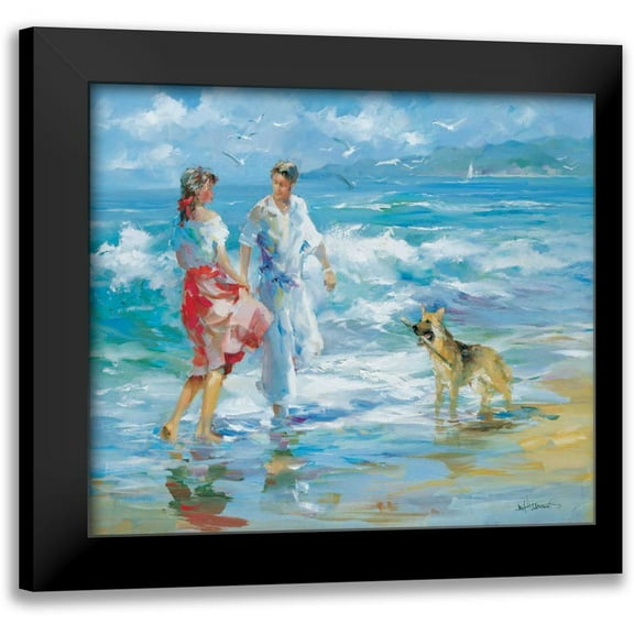 Haenraets, Willem 13x12 Black Modern Framed Museum Art Print Titled - Happy family I